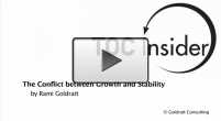 The conflict between growth and stability